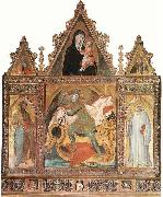 Ambrogio Lorenzetti St Michael oil painting